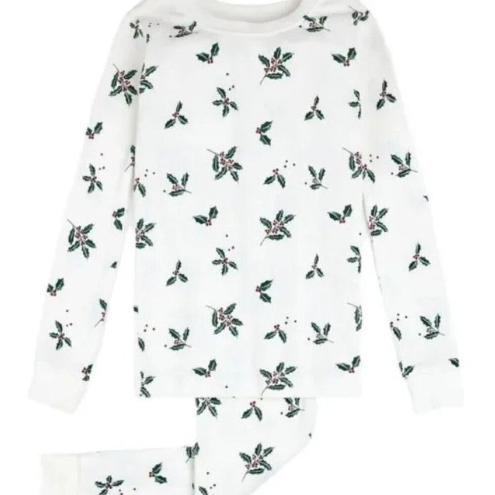 Petite Lem Holiday Holly 2-piece Pajama Set Size 18 month NWT
